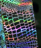Foil holo crocodile - Ongles Elaine Lemay