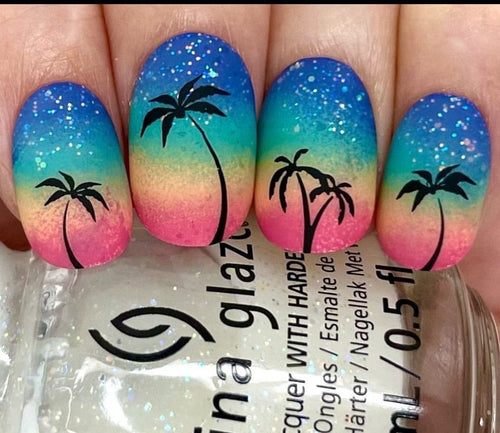 CJS-301 Pretty Palms - Ongles Elaine Lemay
