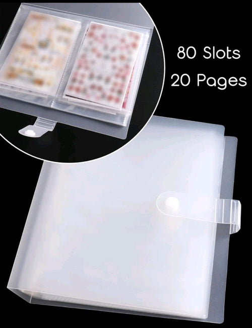 Album pour autocollants (80) - Ongles Elaine Lemay