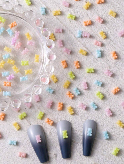 Ourson 3D (paquet de 50) - Ongles Elaine Lemay