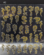 Collant dragon-Phoénix #2 - Ongles Elaine Lemay