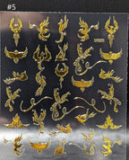 Collant dragon-Phoénix #5 - Ongles Elaine Lemay