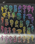 Collant dragon-Phoénix #7 - Ongles Elaine Lemay