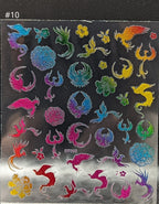 Collant dragon-Phoénix #10 - Ongles Elaine Lemay