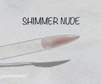 Builder gel Shimmer Nude en pot 15g - Ongles Elaine Lemay