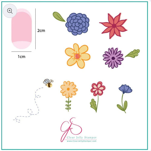 CJS-65 Petals on Point - Ongles Elaine Lemay