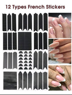 Collants pour manucure français - Ongles Elaine Lemay