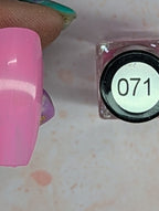 #071 Flirty Flamingo vernis à stamping - Ongles Elaine Lemay
