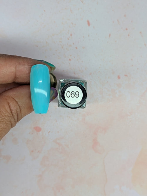 #069 April Showers vernis à stamping - Ongles Elaine Lemay