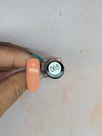 #065 Bambina Peach vernis à stamping - Ongles Elaine Lemay