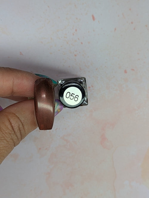 #056 Salted caramel vernis Ă stamping - Ongles Elaine Lemay