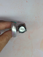 #049 Sand Dunes on a Starry Night vernis Ă stamping - Ongles Elaine Lemay