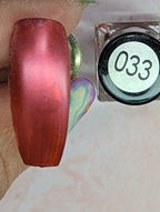 #033 Crimson Crush vernis à stamping - Ongles Elaine Lemay
