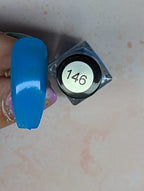 #146 Electric Blue vernis à stamping - Ongles Elaine Lemay