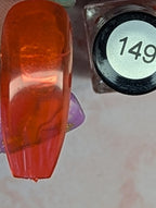 #149 Marmalade vernis Ă stamping - Ongles Elaine Lemay