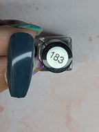 #183 Neptune’s Sea Glass vernis à stamping - Ongles Elaine Lemay