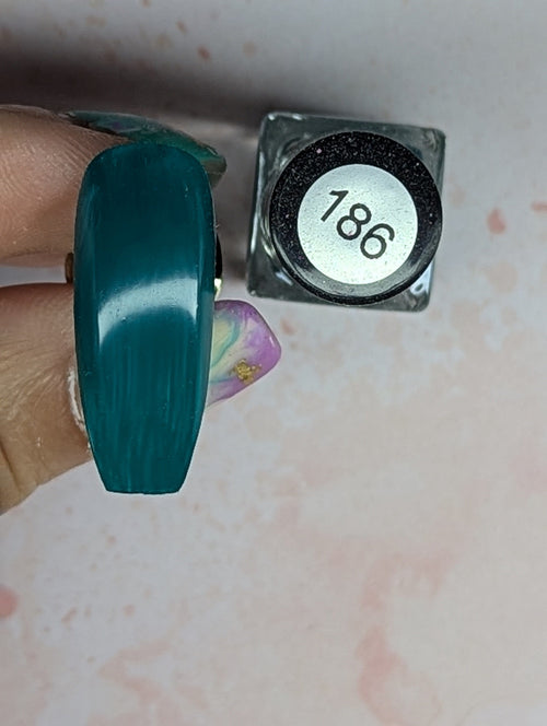 #186 Floatin’ in the reef vernis à stamping - Ongles Elaine Lemay