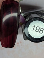 #198 Merlot vernis à stamping - Ongles Elaine Lemay