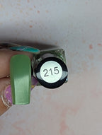 #215 Hazy Sage vernis à stamping - Ongles Elaine Lemay