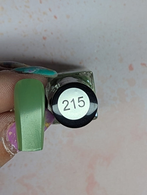 #215 Hazy Sage vernis Ă  stamping - Ongles Elaine Lemay