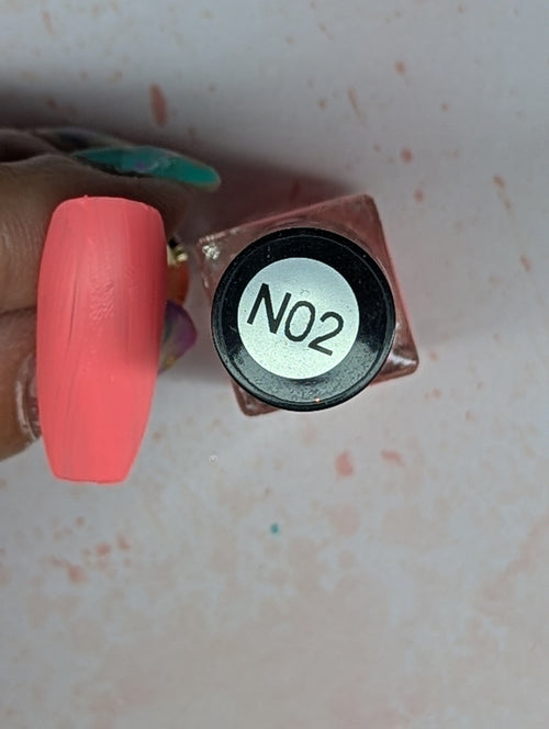 #N02 Bahama Mama neon vernis à stamping - Ongles Elaine Lemay