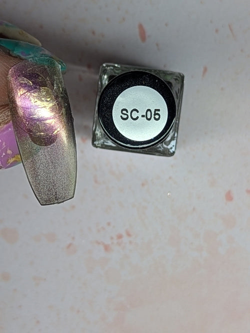 #SC-05 Blushing Flame vernis à stamping - Ongles Elaine Lemay