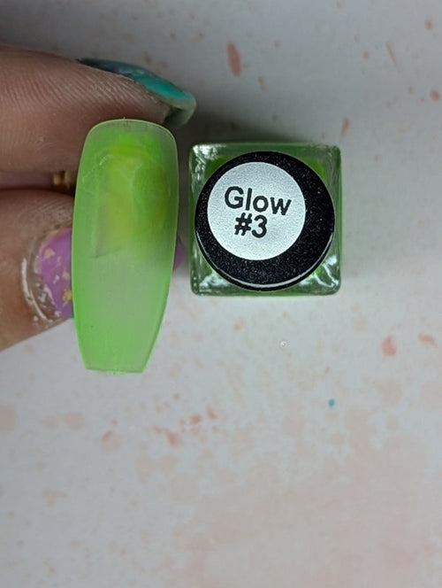 Glow #03 Lime vernis à stamping - Ongles Elaine Lemay