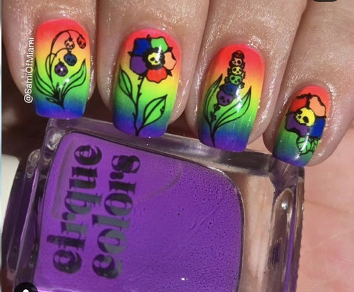CJS-H-91 Happy Halloween - Ongles Elaine Lemay