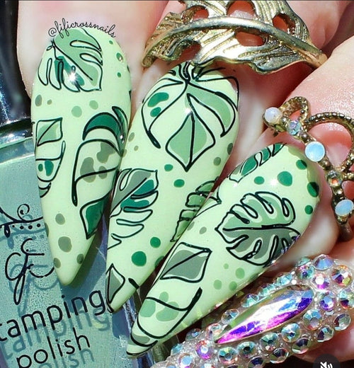 CJS-334 Artsy Line Art - Ongles Elaine Lemay