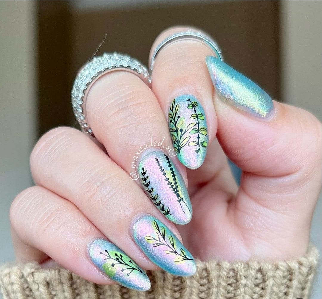 CJS-237 Field of Flowers - Ongles Elaine Lemay