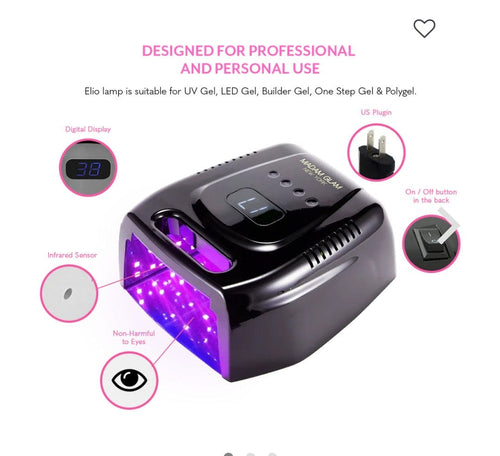 Elio 2.0 Lampe LED 96w Madam Glam - Ongles Elaine Lemay