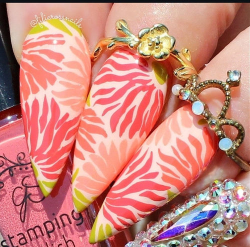 CJS-363 Breathe - Floral - Ongles Elaine Lemay