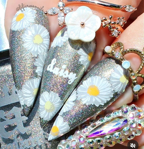 CJS-104 I Dream of Daisies - Ongles Elaine Lemay