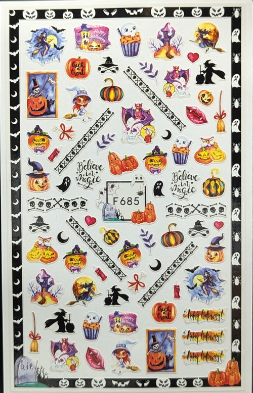Collant halloween 2024 - Ongles Elaine Lemay