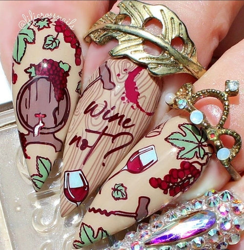 CJS-LC-102 Whatâs in your glass - Ongles Elaine Lemay