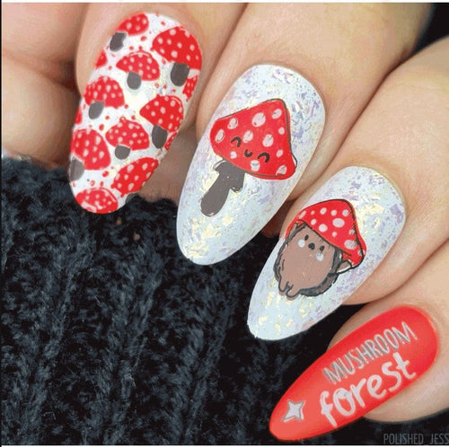 CJS-369 Mushroom Forest - Ongles Elaine Lemay
