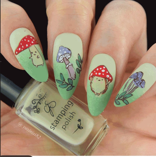 CJS-369 Mushroom Forest - Ongles Elaine Lemay