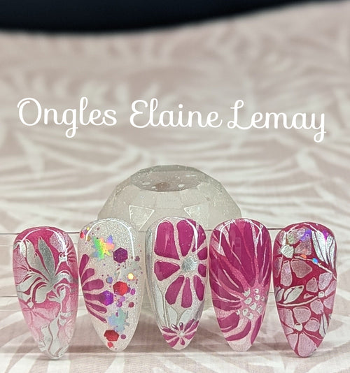 CJS-364 Inspire - Floral - Ongles Elaine Lemay