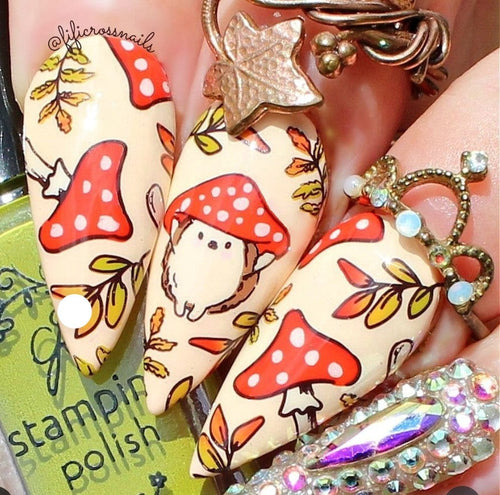 CJS-369 Mushroom Forest - Ongles Elaine Lemay