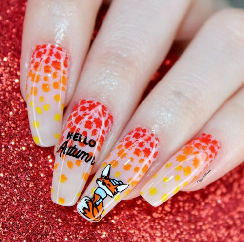 CJS-136 Foxy fall - Ongles Elaine Lemay