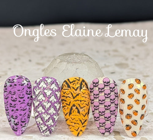 CJS-H-118 Wallpaper Skeletons - Ongles Elaine Lemay