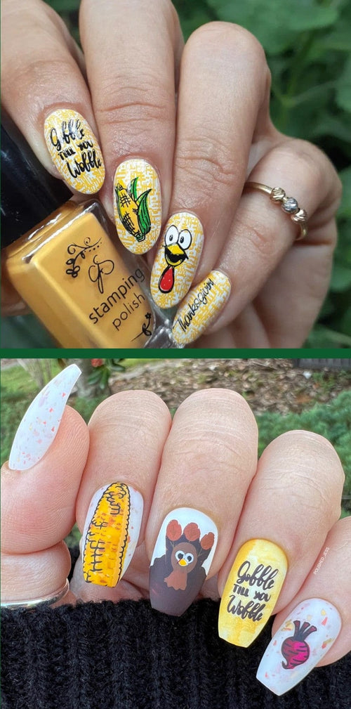 CJS-H-68 Gobble till you wobble - Ongles Elaine Lemay