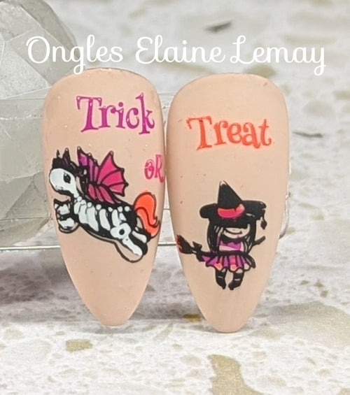 CJS-H-121 Ghoulish Giggles - Ongles Elaine Lemay
