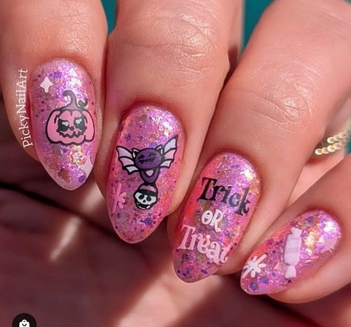 CJS-H-121 Ghoulish Giggles - Ongles Elaine Lemay