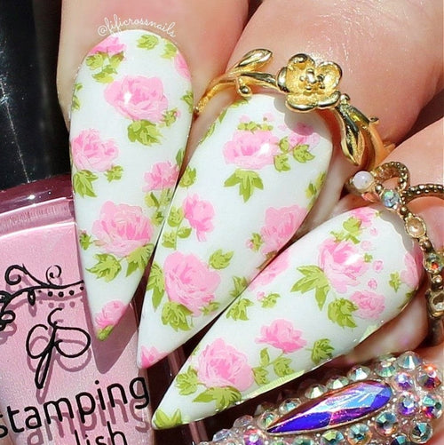 CJS-242 Summer Rose - Ongles Elaine Lemay