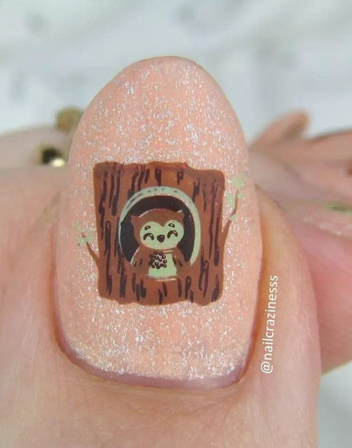 CJS-LC-96 Owl is good - Ongles Elaine Lemay