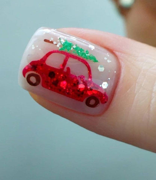 CJS-C-13 Yule Tide Christmas - Ongles Elaine Lemay
