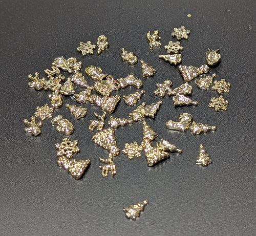 Bijoux or de Noël - Ongles Elaine Lemay