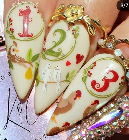 CJS-C-87 Two Turtle Doves - Ongles Elaine Lemay