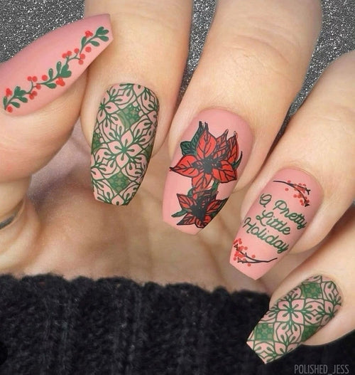 CJS-C-33 A Pretty little holiday - Ongles Elaine Lemay